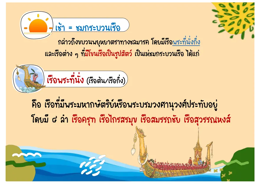 เรือพระที่นั่งในกระบวนเรือ
